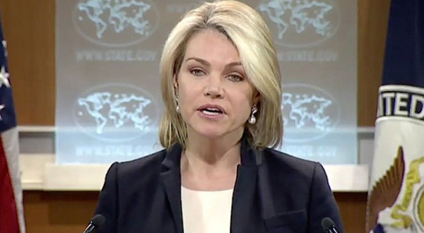 State Department spokeswoman Heather Nauert 